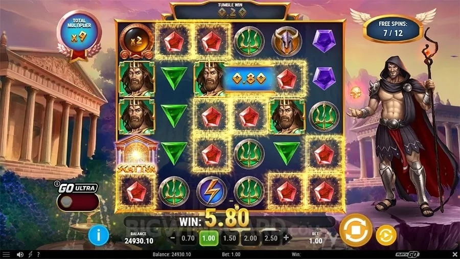 Winzir Casino mobile app interface on a smartphone